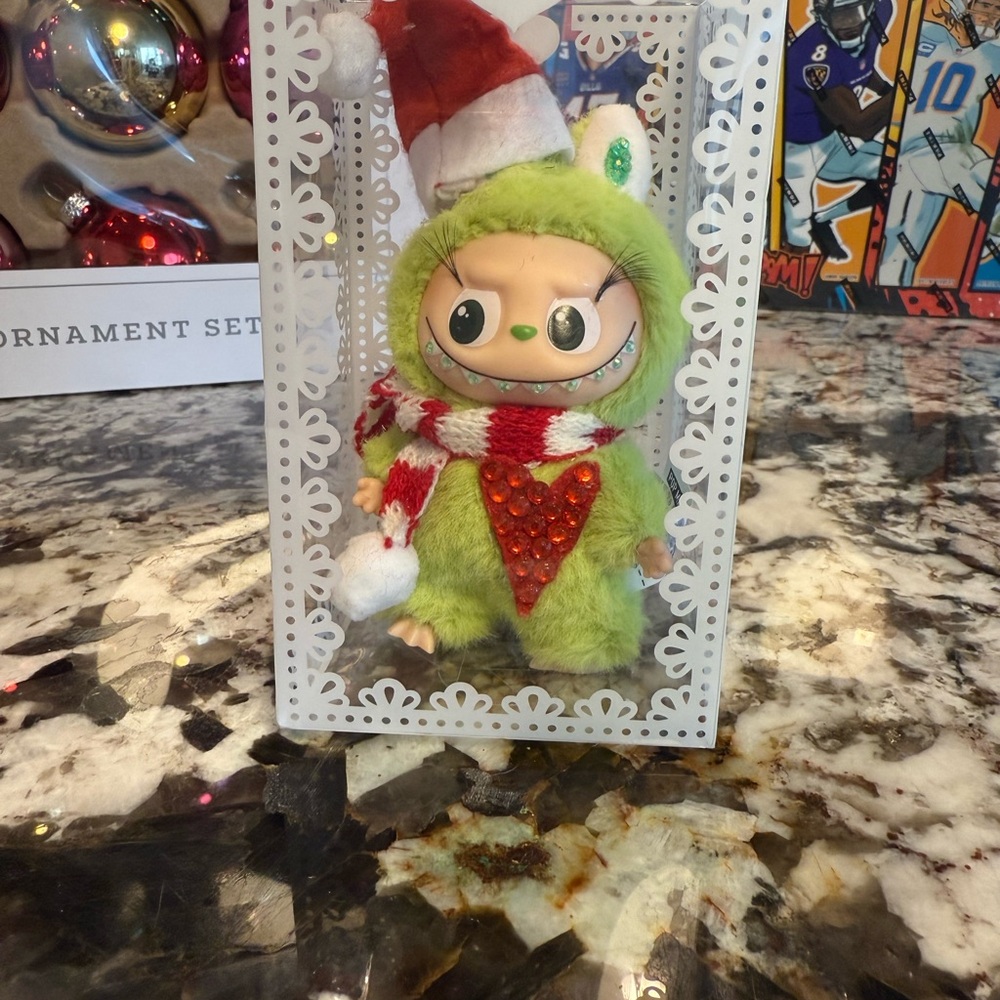 Letter Pin for Love V custom Grinch handmade